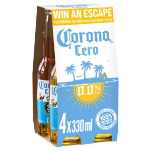 CERVEZA CORONA CERO 330 ML X4 U