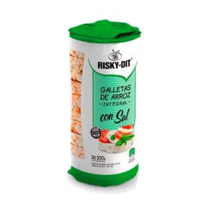 DISCOS DE ARROZ RISKY DIT SALADOS 100 G - BULTO X 12