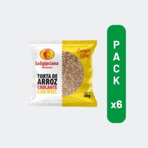 TORTA DE ARROZ LA EGIPCIANA 60G- BULTO X 6