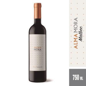 VINO ALMA MORA MALBEC 75ML - BULTO X 6