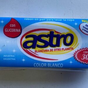 JABON BLANCO EN PAN ASTRO X 300G BULTO X45