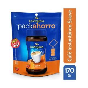 CAFE LA VIRGINIA SUAVE PACK AHORRO INST. 170GR BULTO X 10