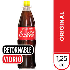 GASEOSA COCA COLA VIDRIO RET. X 1.25L - BULTO X 8