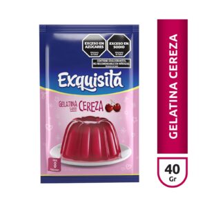 GELATINA EXQUISITA CEREZA X 40G