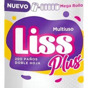 ROLLO DE COCINA LISS PLUS X 200 PAÑOS