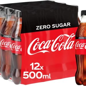 GASEOSA COCA COLA ZERO 500ML  - BULTO X 12