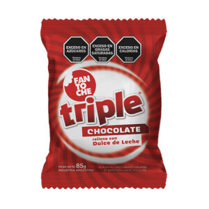 ALFAJOR TRIPLE FANTOCHE NEGRO - BULTO X 12