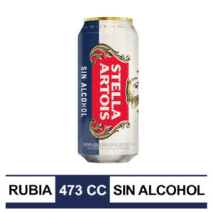 CERVEZA STELLA SIN ALCOHOL 473CC