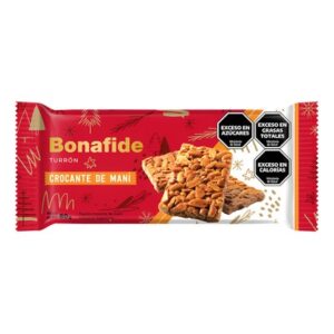 TURRON CROCANTE DE MANI BONAFIDE 90G