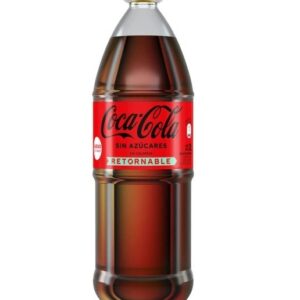 GASEOSA COCA COLA  ZERO RETORNABLE 2 LT - CAJON X 8