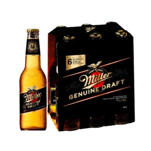 CERVEZA MILLER 330CC  BOT - BULTO X 6
