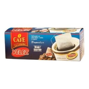 CAFE VELEZ 25 SAQ 3G - BULTO X 10