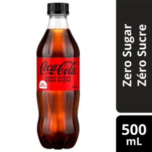GASEOSA COCA COLA ZERO 500ML