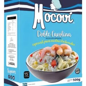 ARROZ MOCOVI CAJA DOBLE CAROLINA 500G - BULTO X 20