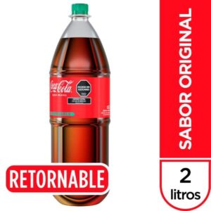 GASEOSA COCA COLA  RETORNABLE 2 LT - CAJON X 8
