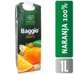 BAGGIO 1LTS NARANJA 100% EXPRIMIDO BULTO X 12