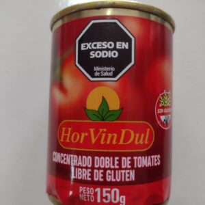 EXTRACTO DOBLE DE TOMATE HORVINDUL 150G