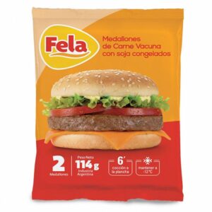 HAMBURGUESA FELA X2 114 G