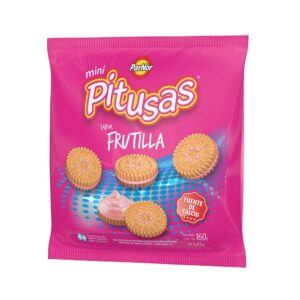 MINI PITUSAS FRUTILLA X 160G - BULTO X 30