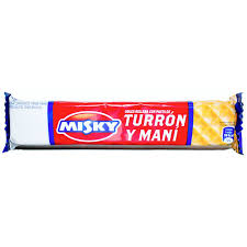 TURRON MANI MISKY 25G - BULTO X 50