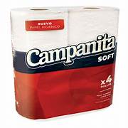 PAPEL HIGIENICO CAMPANITA SOFT X4