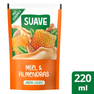 JABON LIQUIDO SUAVE FLOR NARANJA Y MIEL 200 ML -BULTO X 12