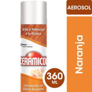 LUSTRA MUEBLES CERAMICOL NARANJA 360CM BULTO X 12