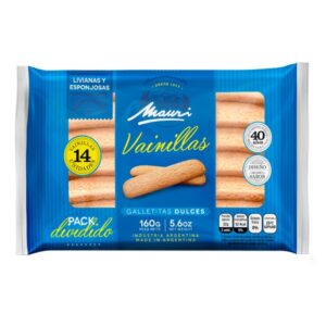 VAINILLAS MAURI 160G - BULTO X 32