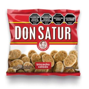 BIZCOCHOS DON SATUR SALADO 200 GRS