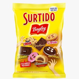 GALLETITAS SURTIDO BAGLEY 400GR - BULTO X 21
